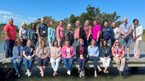 Ocracoke STEM program teachers in group photo