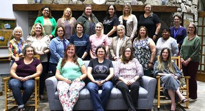 Group photo including Malorie Lewis