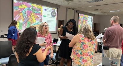 Teachers learning at NCCAT in Cullowhee.